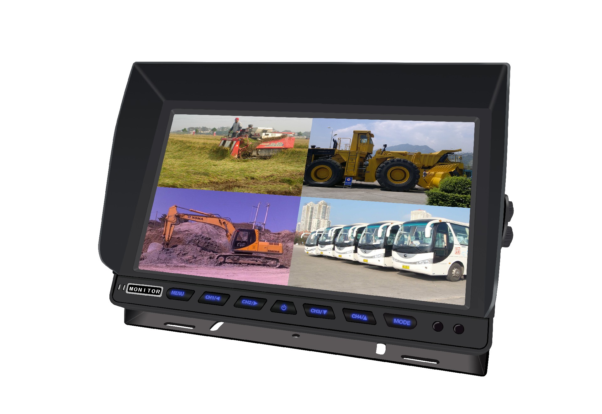 10 Inch HD Quad View Monitor