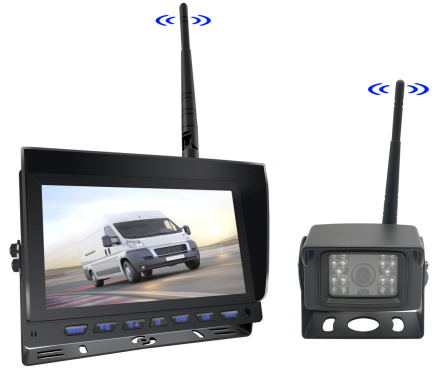 9 Inch AHD Wireless Reversing  System