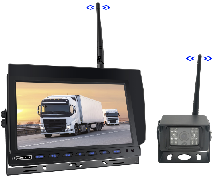 10 Inch AHD Wireless Reversing System
