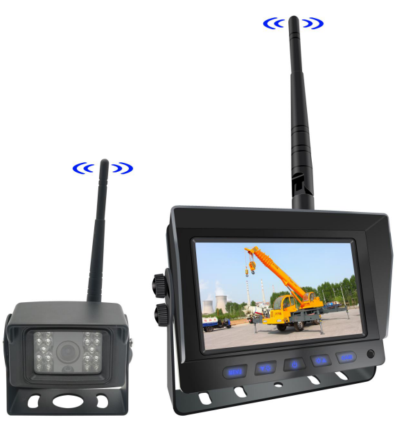 AHD 5 Inch  High Definition Wireless Rearview System