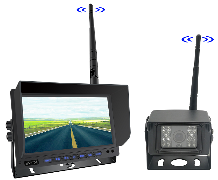 7 Inch AHD  Wireless Rearview System