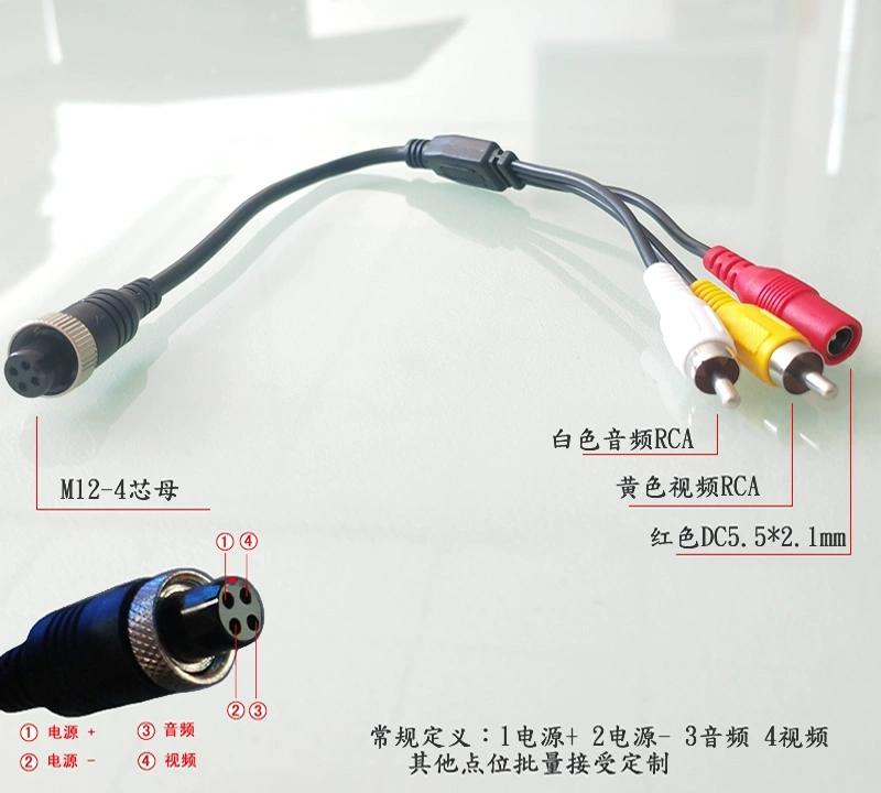 4 Pin Male Head With RCA Male Adaptor